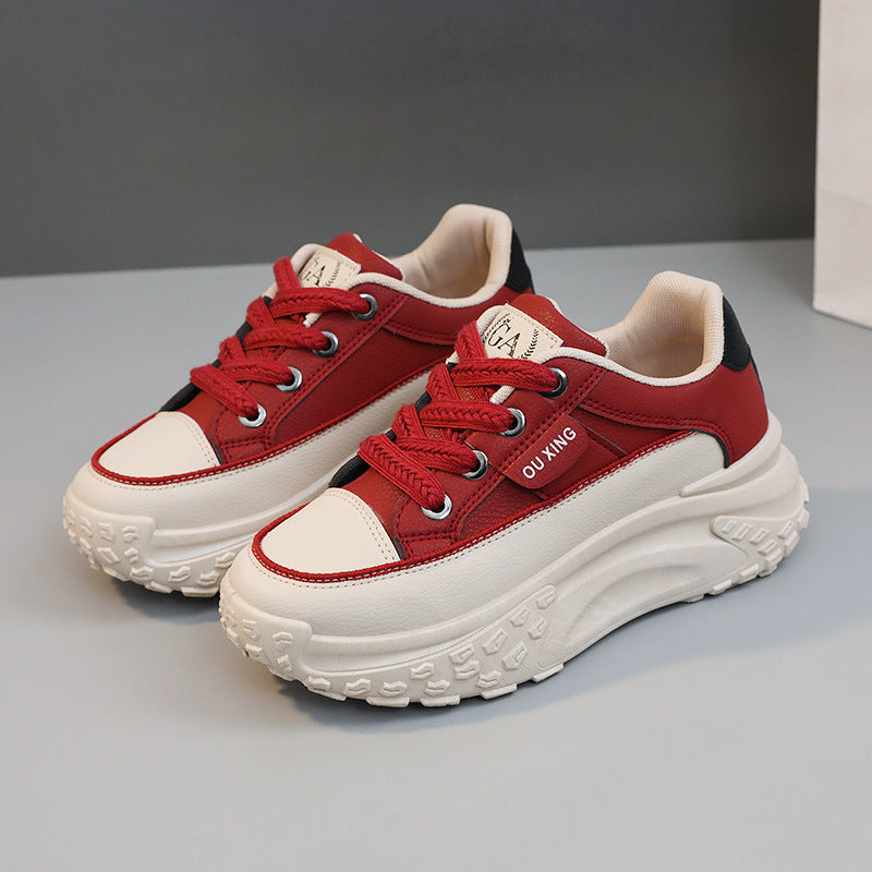 Damen Hochwertige Trend Sneakers mit dicker Profilsohle und sportlichem Design R&B