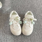 Damen Sneakers mit floralem Schnür-Design und bequemer Polsterung R&B