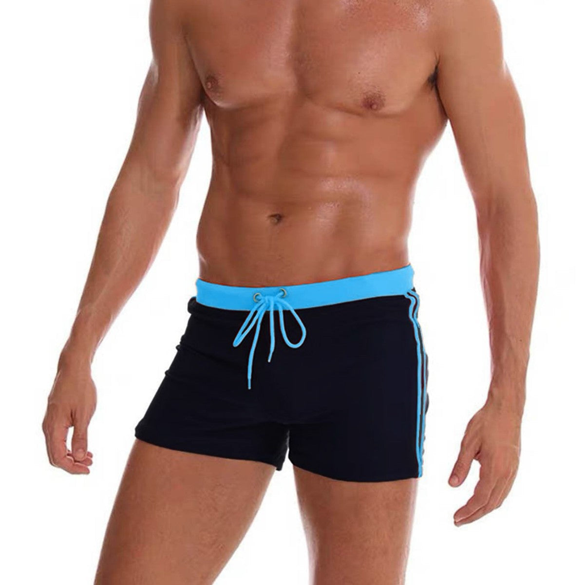 Herren Bade-Shorts mit peppigen Kontrastelementen R&B