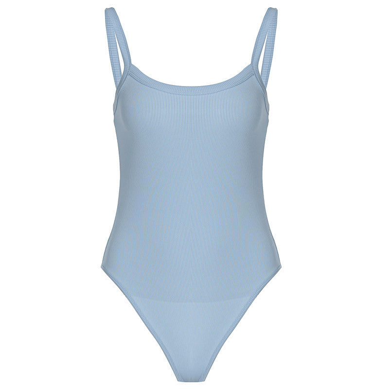 Damen Hochwertiger Body mit feinen Rippdetails R&B