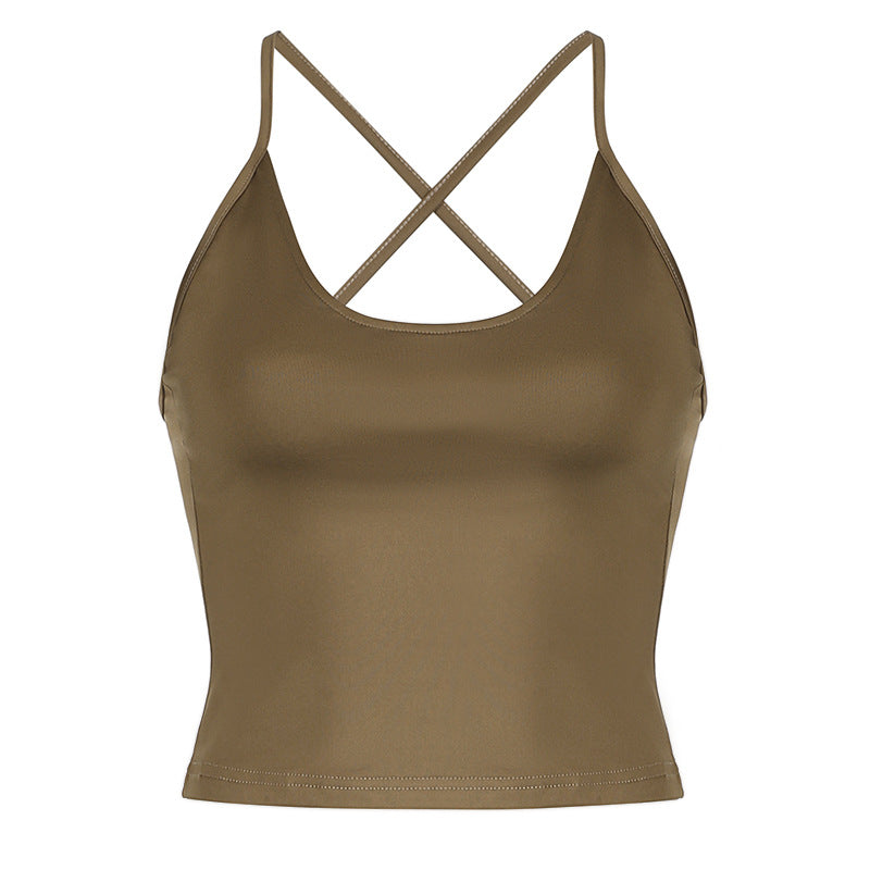 Damen Sportliches Top- und Shorts-Set mit verstellbarem Bund und elastischem Material R&B