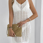 Damen Häkel-Strandkleid R&B 1779787699