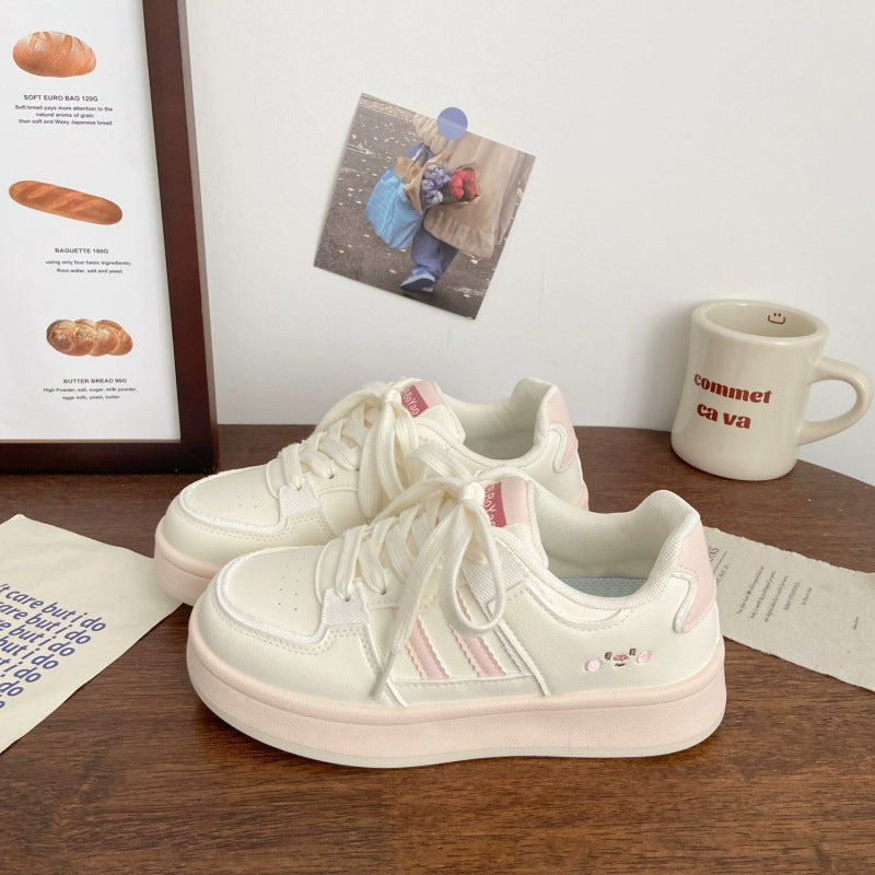 Damen Sneaker mit komfortabler Plattform und modischen Akzenten