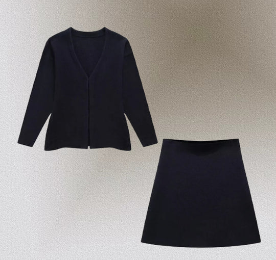 Damen Blazer und Rock Set mit elegantem Schnitt und modischem Design R&B