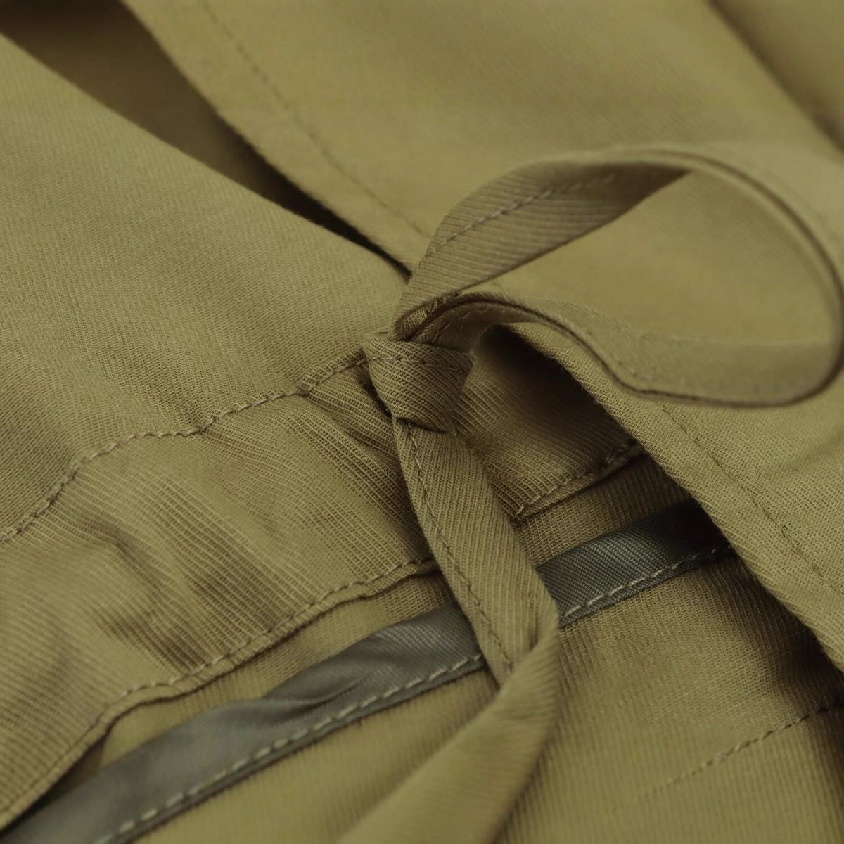 Damen lässige Utility-Jacke mit praktischem Kordelzug und großen Taschen R&B