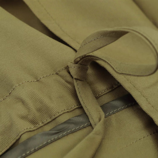 Damen lässige Utility-Jacke mit praktischem Kordelzug und großen Taschen R&B
