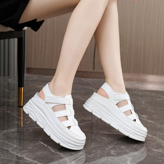 Damen luftige Plateau Sandalen R&B