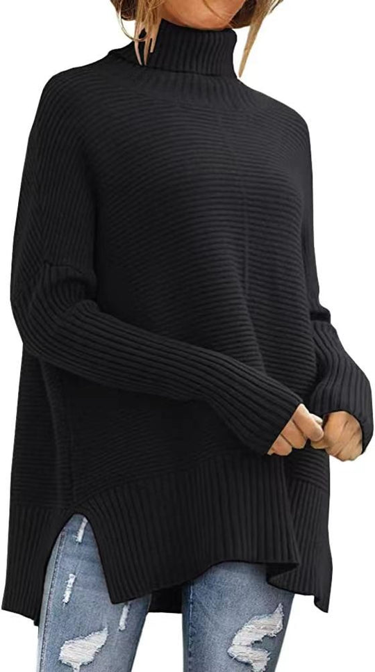 Damen Kuscheliger Rollkragenpullover R&B