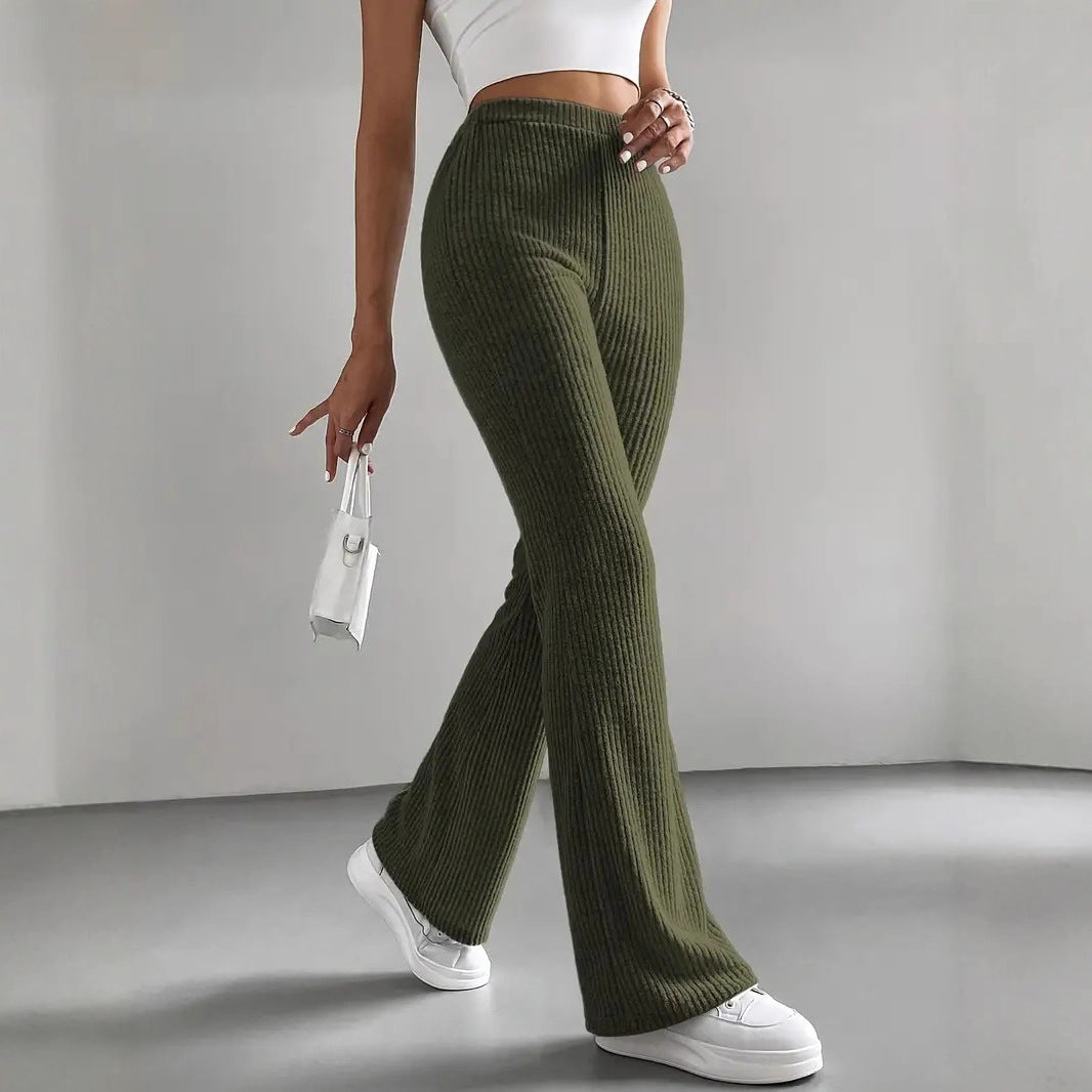 Damen Hoch geschnittene Strickhose R&B