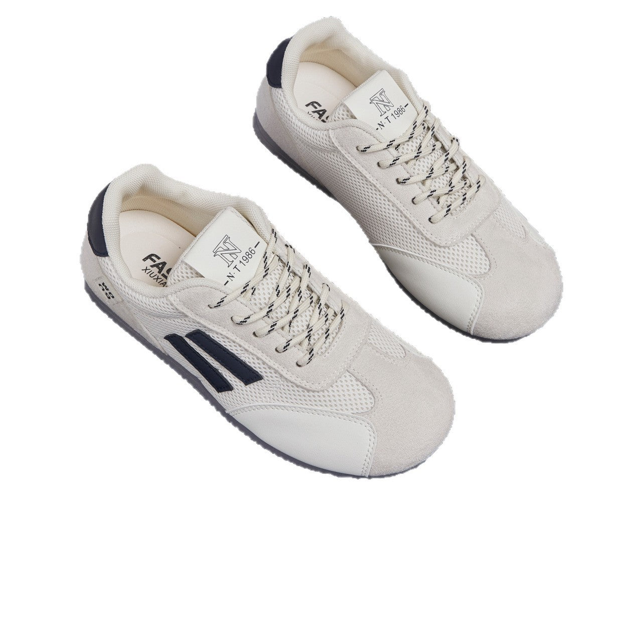 Damen Sportliche Freizeitschuhe mit rutschfester Laufsohle und atmungsaktivem Mesh-Heel R&B