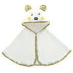 Unisex nan kids wasserdichter Kapuzen-Panda-Regenponcho mit Ohr-Kapuze und Druckknopfverschluss R&B