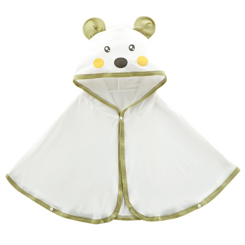 Unisex nan wasserdichter Kinderregenponcho mit Kapuze und niedlichen Tierohren R&B