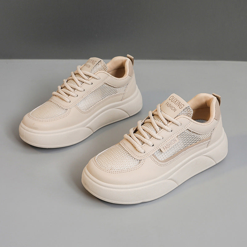 Damen Trend-Sneaker mit atmungsaktivem Mesh-Obermaterial und dämpfender Laufsohle R&B