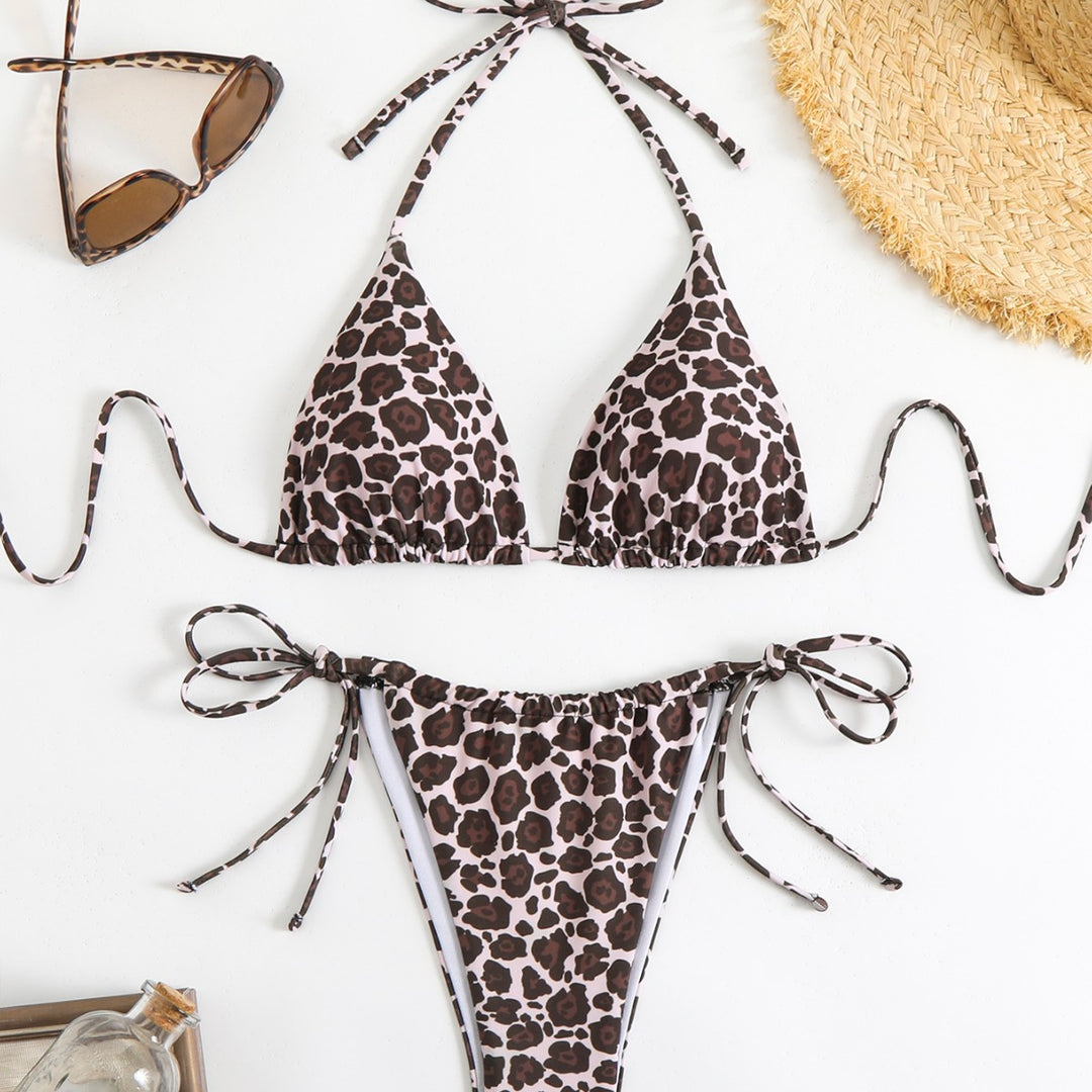 Damen Triangel-Bikini-Set mit elegantem Schnürdesign R&B