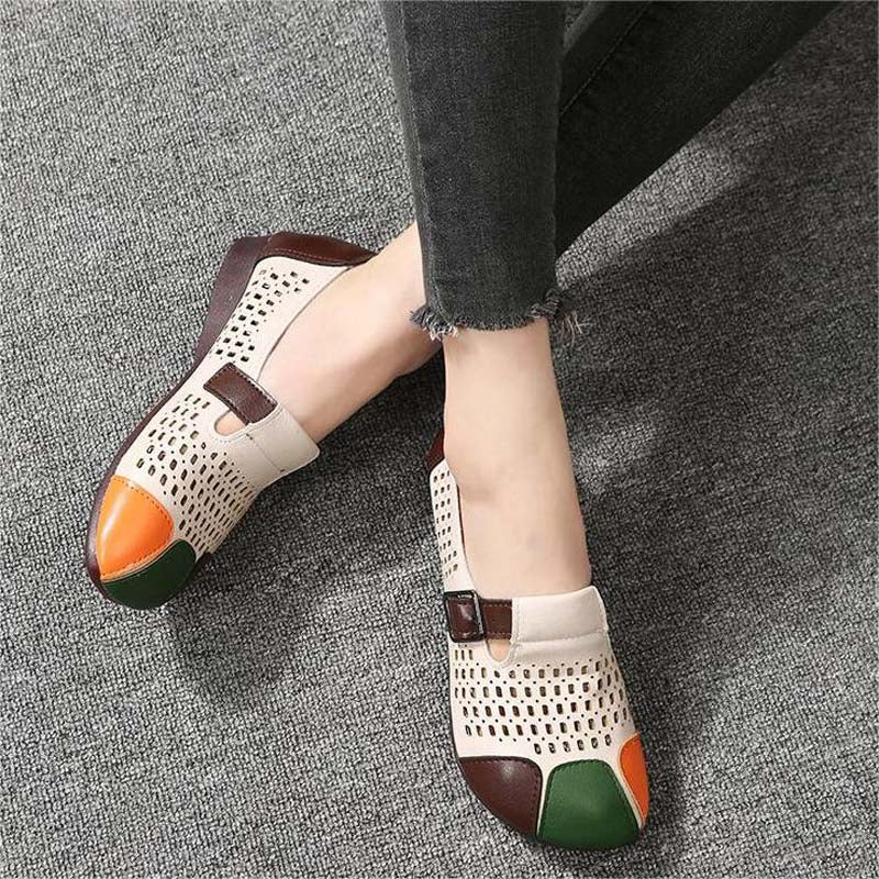 Luftige Damensandalen mit Schnalle – Zoë R&B