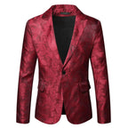 Herren festlicher Blazer mit kunstvollem Muster