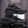 Damen Sportliche Sneakers mit atmungsaktiver Strick-Oberfläche und rutschfester Laufsohle