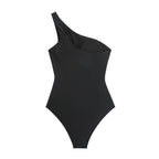 Damen Einseitiger Cut-Out Badeanzug R&B