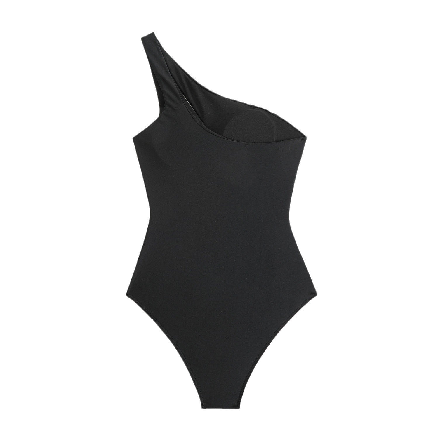 Damen Einseitiger Cut-Out Badeanzug R&B