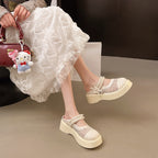 Damen Komfortable und elegante Mules mit Perlverzierung und atmungsaktivem Obermaterial R&B