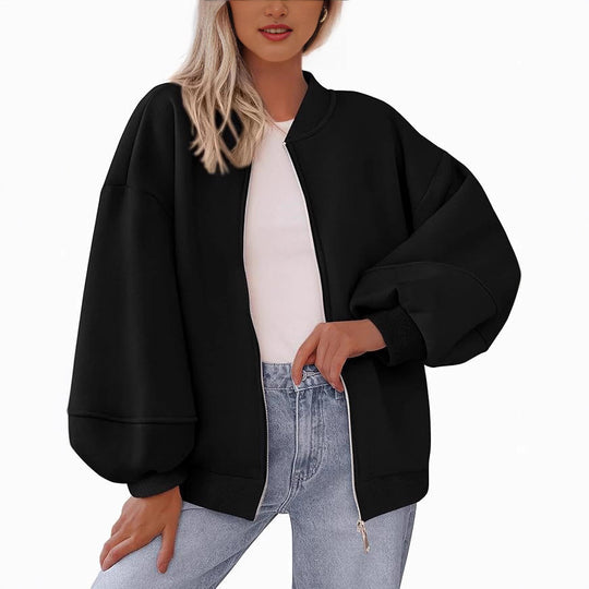 Damen modische Oversized-Jacke R&B