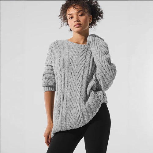 Damen Grobstrickpullover mit modischem Strukturdesign R&B