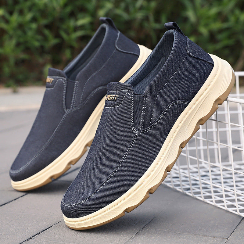 Damen Bequeme Slip-On Freizeitschuhe mit elastischem Obermaterial