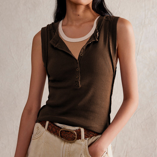 Damen ärmelloses Freizeitshirt R&B
