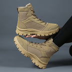 Damen Militärische Outdoor-Boots mit rutschfester Profilsohle und isolierendem Futter