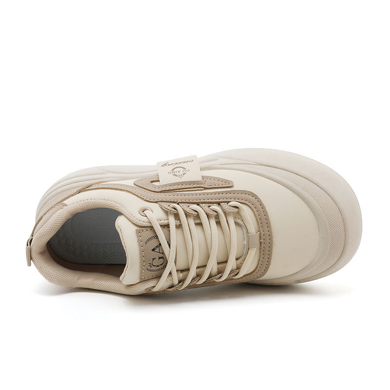 Damen modische Plateau Sneakers mit Sportprofil und atmungsaktivem Obermaterial R&B
