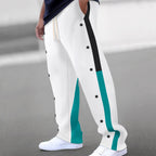 Herren Sporthose mit seitlichen Druckknöpfen R&B