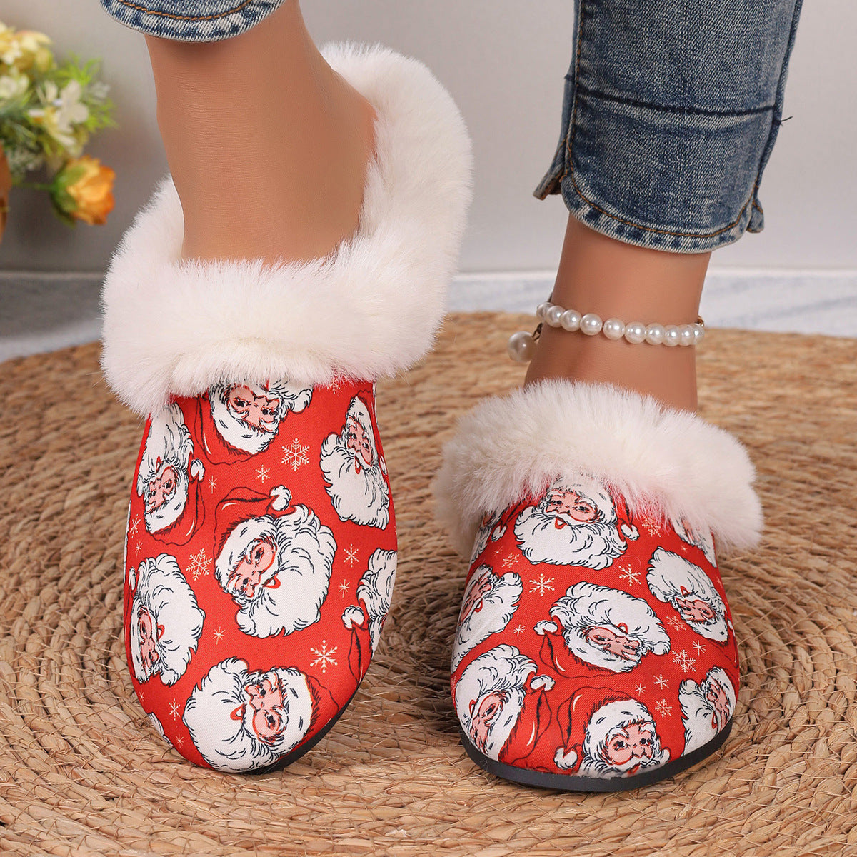 Damen Glitzernde Slippers mit funkelnden Pailletten und weichem Innenmaterial R&B