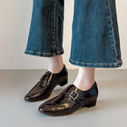 Damen elegante Slipper mit modischem Schnallen-Detail R&B