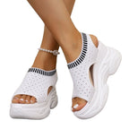 Damen Wedge-Sneaker mit schnittigem Design und atmungsaktivem Obermaterial R&B