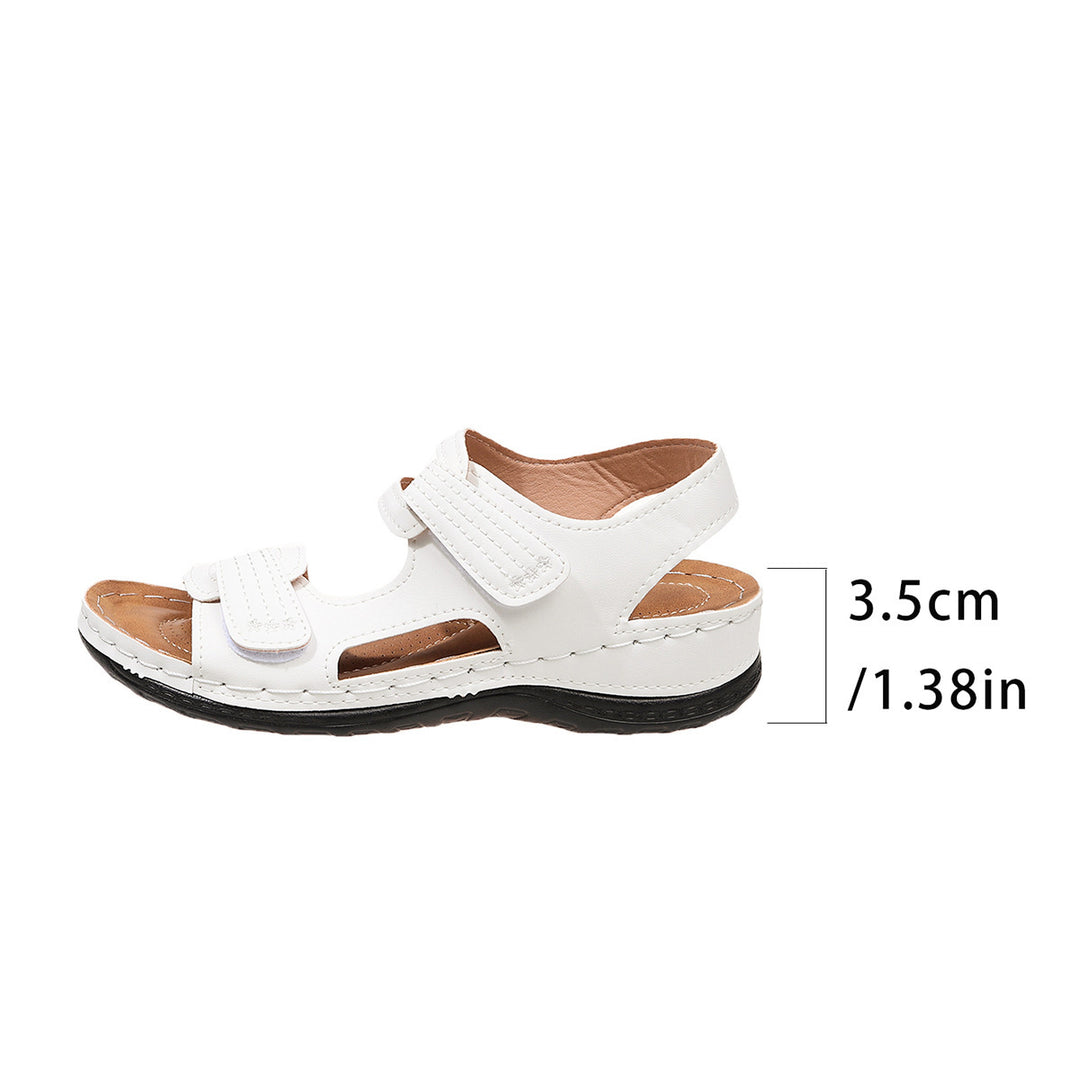 Damen Komfortable Klett-Sandalen mit anatomischer Fußbettgestaltung R&B