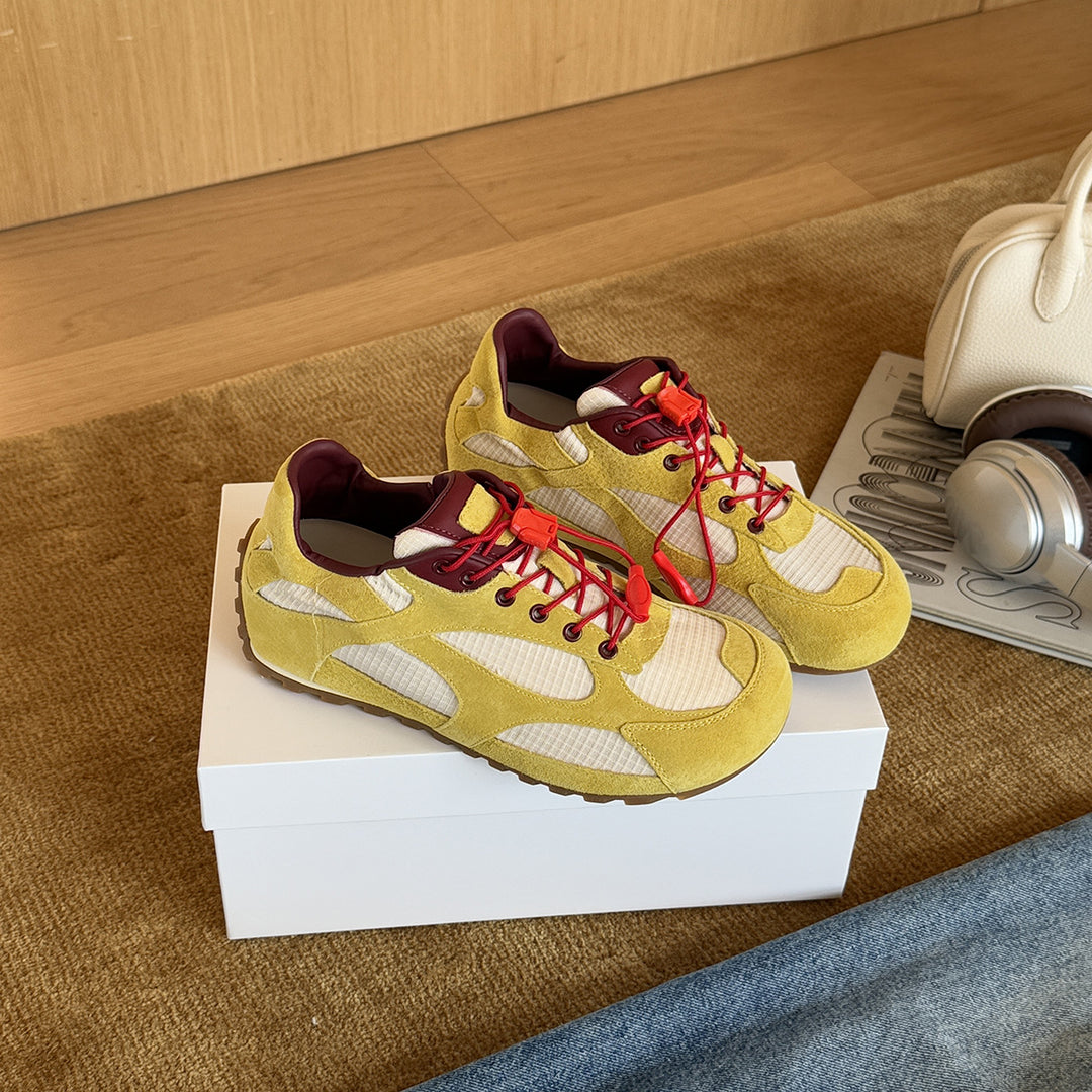 Damen Sportliche Sneakers mit atmungsaktiver Mesh-Oberfläche und stabiler Sohle R&B