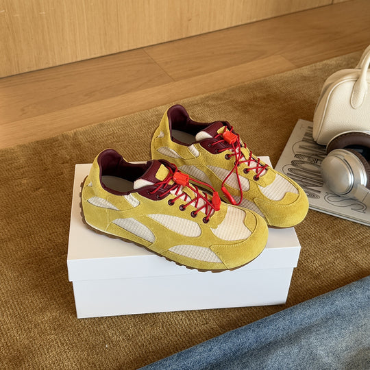 Damen Sportliche Sneakers mit atmungsaktiver Mesh-Oberfläche und stabiler Sohle R&B