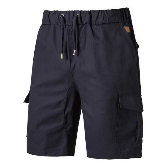 Herren lockere Cargo-Shorts mit praktischen Taschen und elastischem Bund R&B