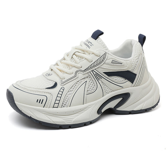 Damen Sportliche Sneakers mit atmungsaktiver Mesh-Oberfläche und stoßdämpfender Laufsohle R&B