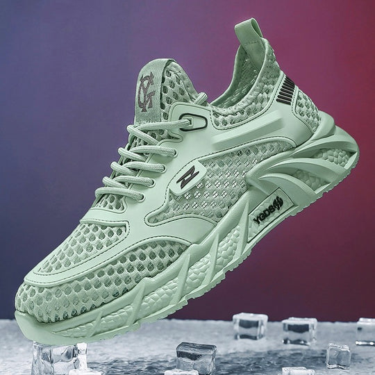 Damen Sportliche Mesh-Laufschuhe mit atmungsaktiver Struktur und innovativer Dämpfungstechnologie R&B