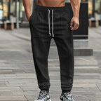 Herren Sportliche Jogginghose mit strukturiertem Design und elastischem Bund R&B