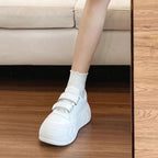Damen Plattform Sneakers mit praktischen Klettverschlüssen R&B