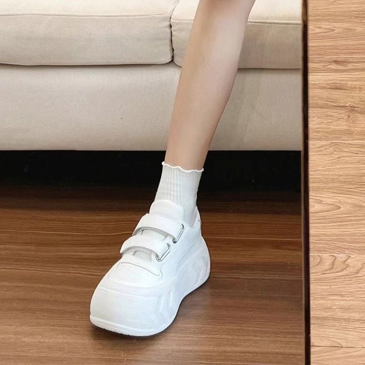 Damen Plattform Sneakers mit praktischen Klettverschlüssen R&B