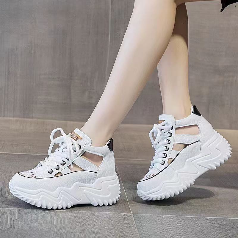 Damen Sportliche Sneaker mit rutschfester Sohle und atmungsaktiver Mesh-Oberfläche R&B