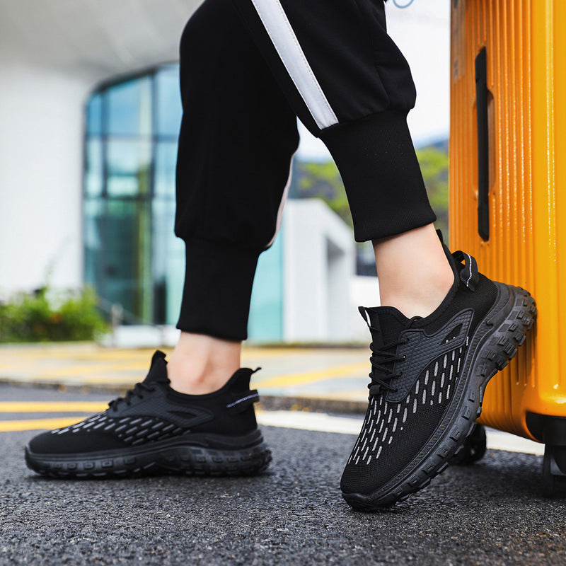Damen Sportliche High-Performance Sneakers mit atmungsaktivem Mesh-Obermaterial und hochflexibler Sohle R&B