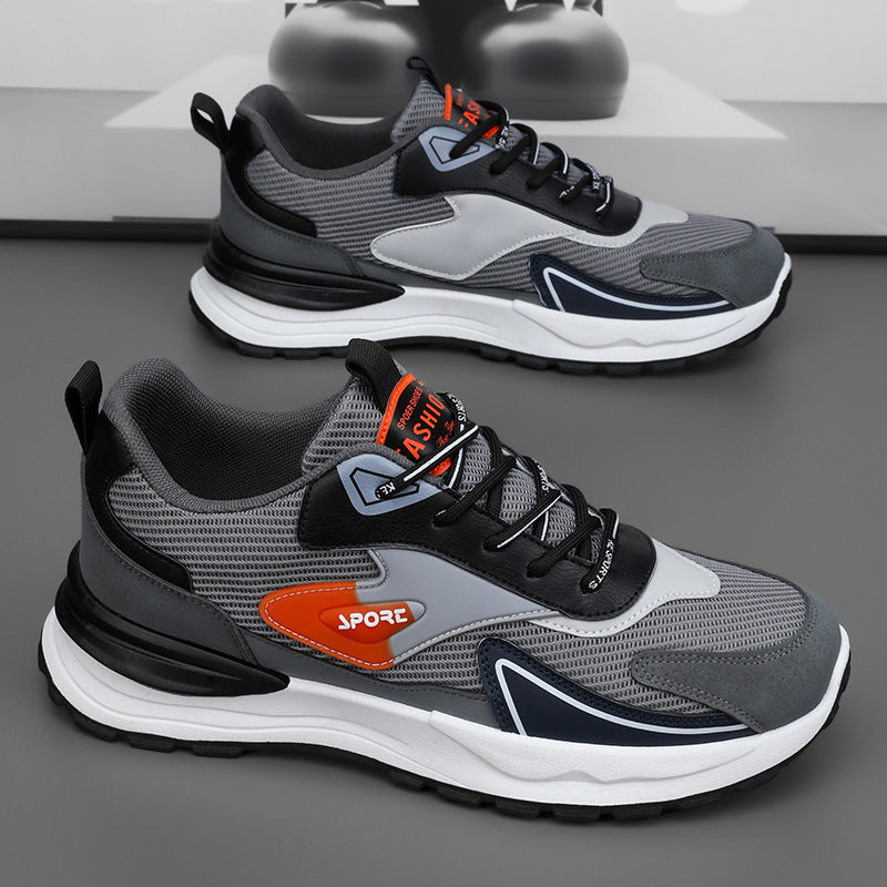 Damen Sportliche Sneakers mit atmungsaktiver Mesh-Konstruktion und dämpfendem Sohlenprofil R&B