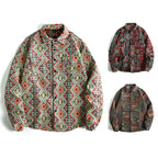 Herren Hemd mit geometrischem Muster R&B