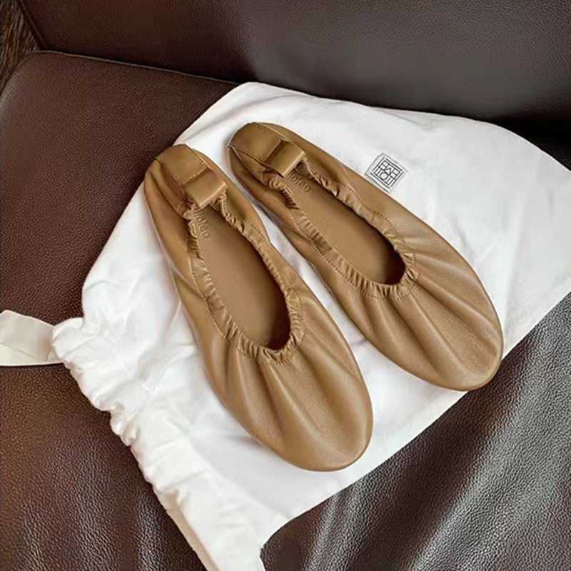 Damen elegante Mokassins mit flexiblem Gummizug