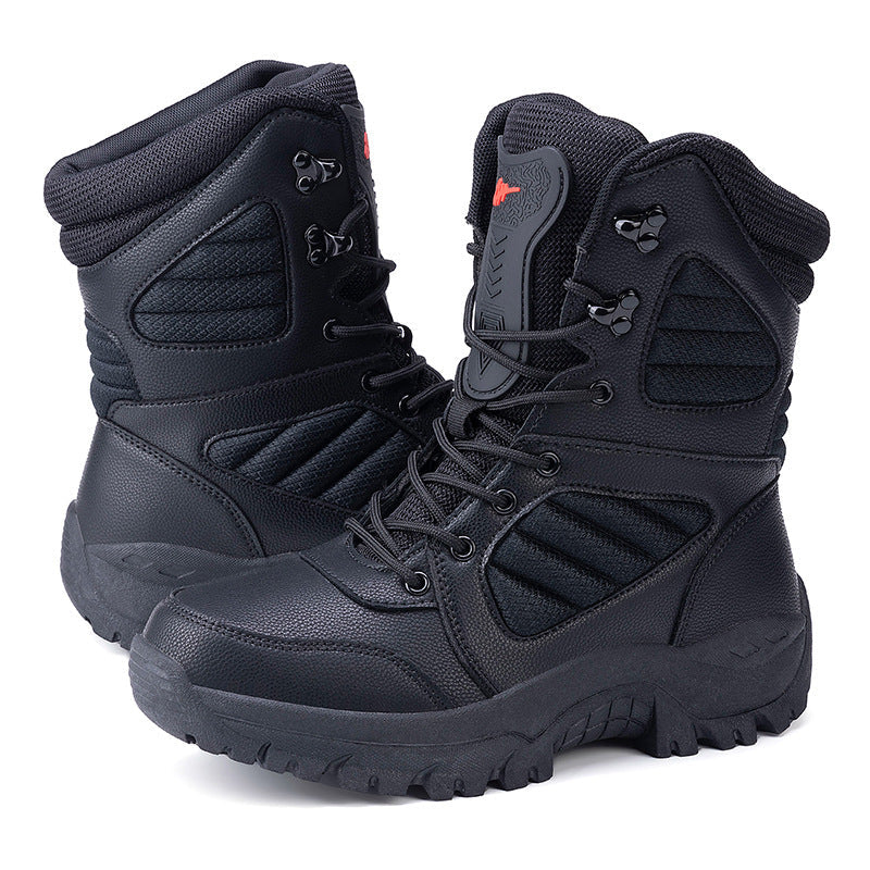 Herren robuste wasserabweisende Winterstiefel mit rutschfester Sohle R&B