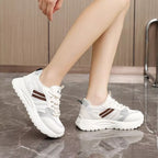 Damen Sportliche Sneaker mit atmungsaktiver Mesh-Oberfläche und dämpfender Sohle